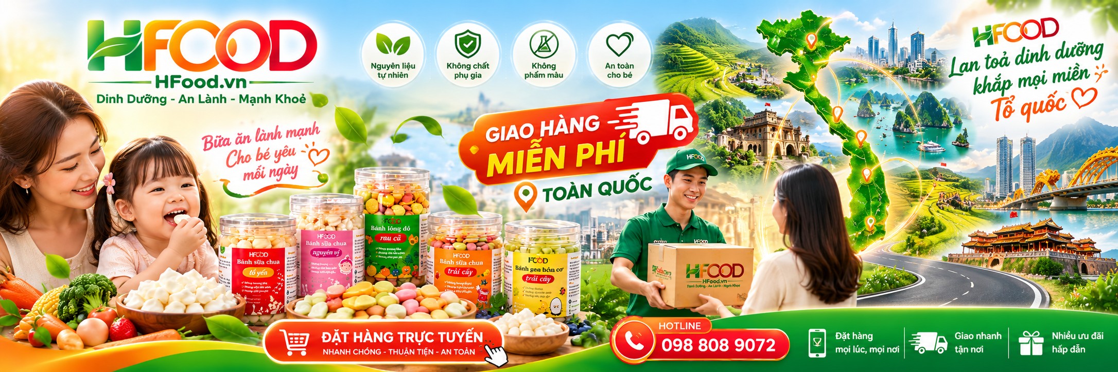 HFOOD Lan Tỏa Dinh Dưỡng Toàn Quốc